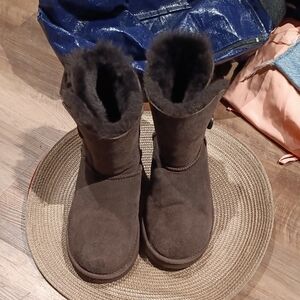 UGG Dark Brown Winter Boots